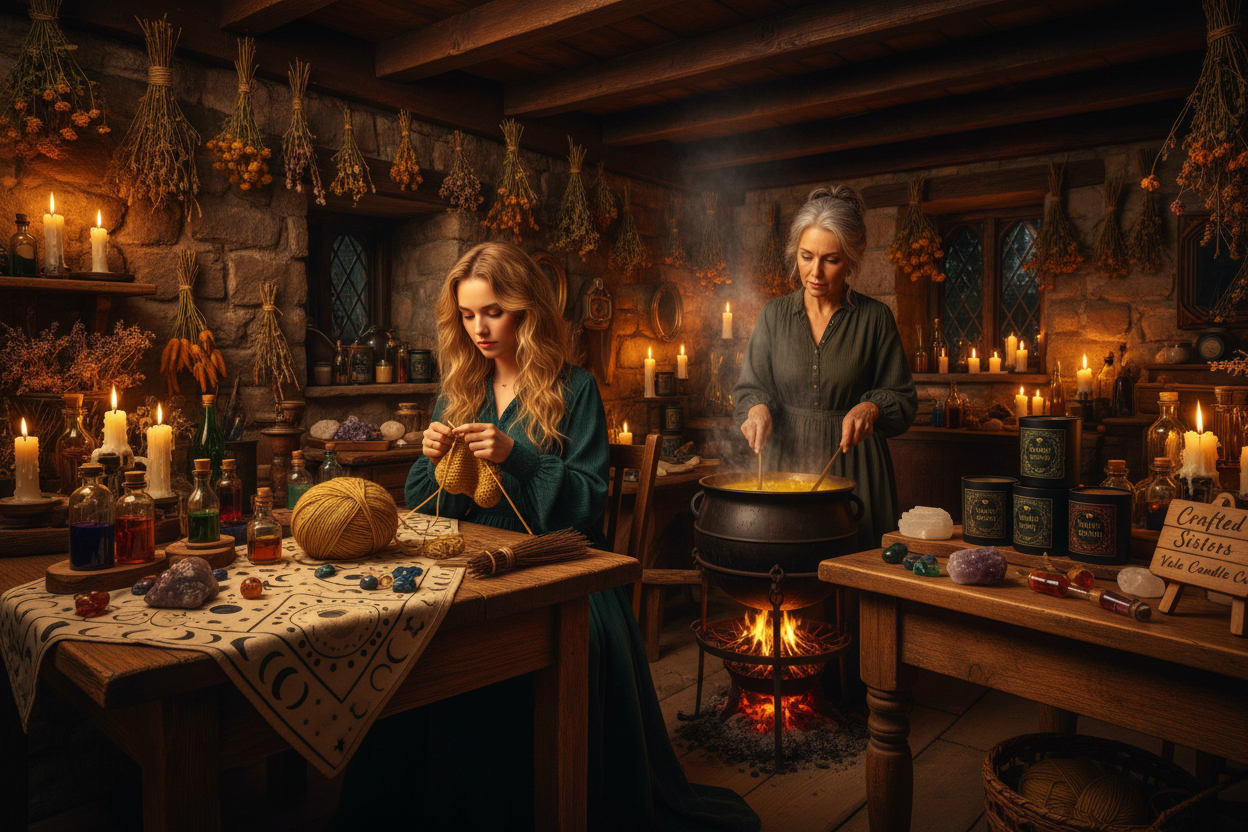 Enchanted Candles and Cackles