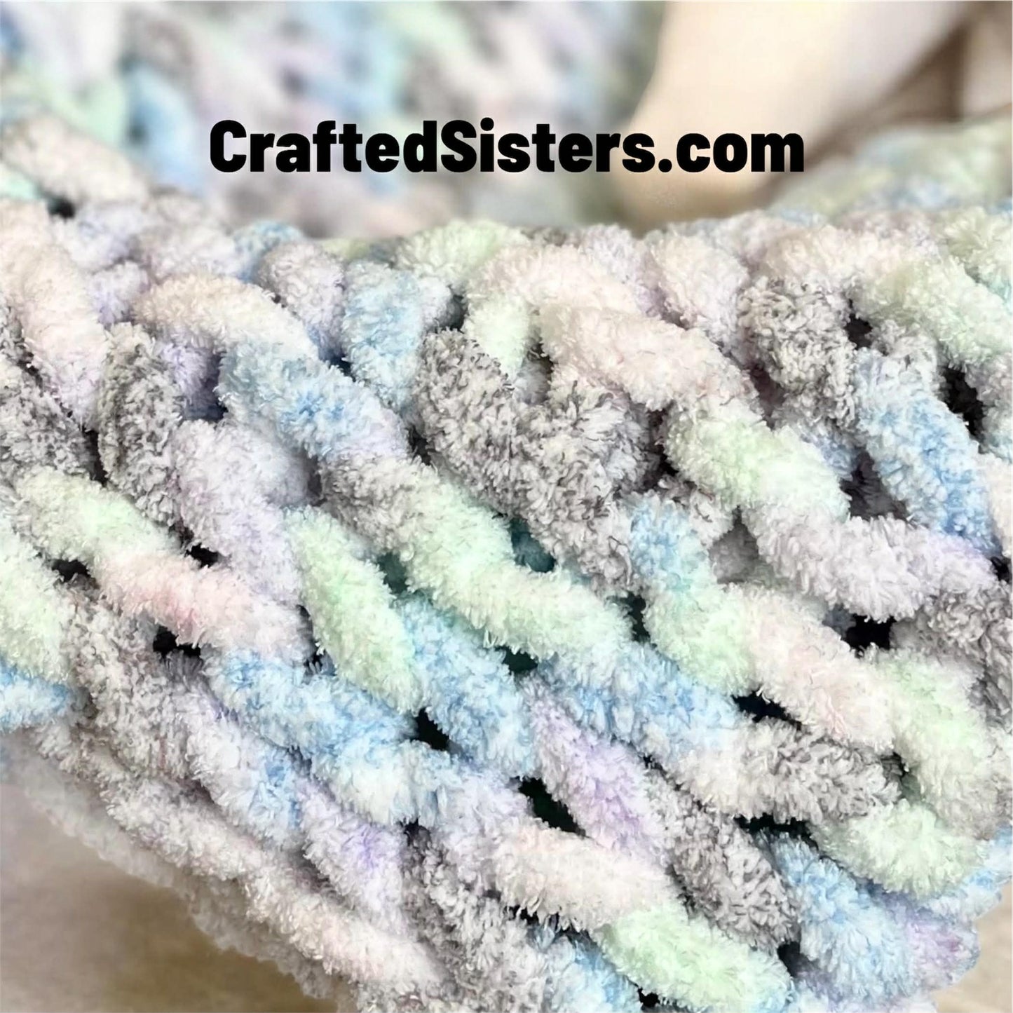 Fast Asleep Chunky Baby Blanket