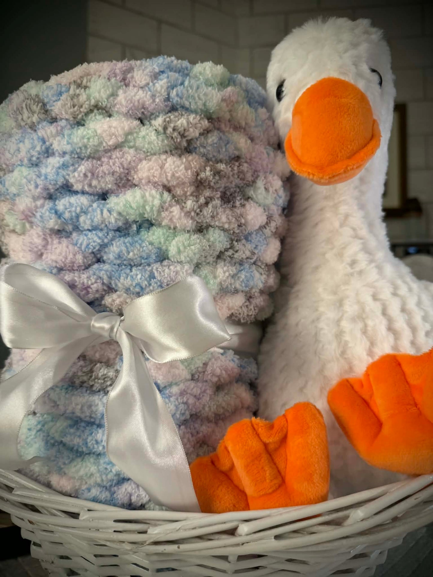 Fast Asleep Chunky Baby Blanket