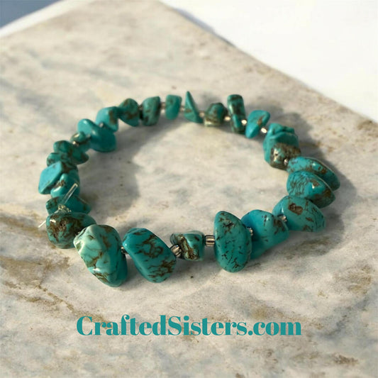 Shaped Turquoise Bracelet